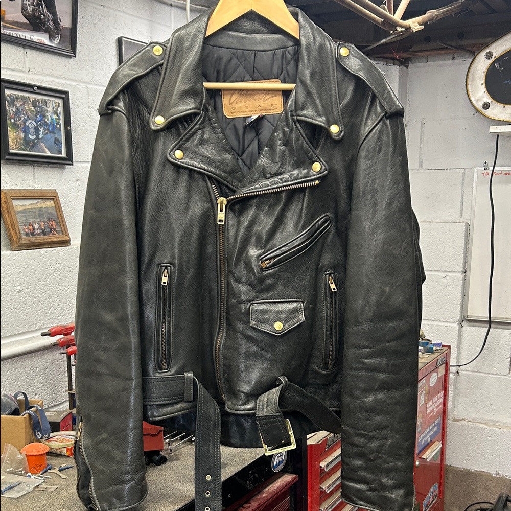 Classic biker Leather Jacket